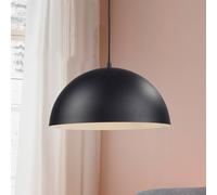 Schöner Wohnen Lámpara colgante Ali negra, hierro, Ø 38 cm, E27