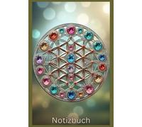 Schönes Notizbuch Blume des Lebens, Flower of life, Ideal als Tagebuch, Ideenbuch, Bullet Journal, Ideenbuch, Geschenk, 130 S. A5: Taschenbuch, ... Softcover, Accessoires, Deko, Damen,Herren