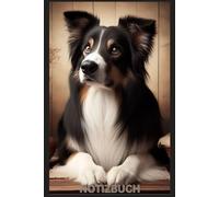 Schönes Notizbuch mit Border Collie Motiv, Buch: Das perfekte Geschenk für Hunde Liebhaber & Fans, Liniert, A5: Notizheft, Kalender, Tagebuch, Planer, ... Heft, Accessoires, Softcover, Schönes