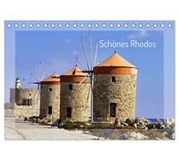 Schönes Rhodos (Tischkalender 2026 DIN A5 quer), CALVENDO Monatskalender: Die griechische Insel Rhodos hat viel zu bieten.Ob schöner Strand oder historische Stätten.Rhodos ist immer eine Reise wert