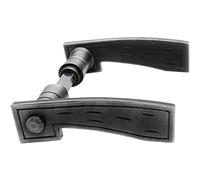 SCHÖSSWENDER 2.016.100 Par de pulsadores Elga, acercamiento 18 mm, Negro pasivado