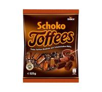 Schoko Toffees - Ricos caramelos de chocolate con una fina cobertura de chocolate agrio, perfectos para un dulce - Compatible con Storck - 325 g