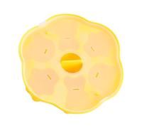 Schokoladenform & Silikon-Backform Mit 6 Vertiefungen | Niedliche -Gießform Für Fondant, Bonbons & Cupcake-Topper | Antihaft-Silikonform Harz, Epoxid & Ton |, 15x14cm, 1 Stk