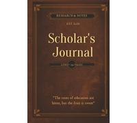 Scholar's Journal Research and Notes: Narrow Ruled Academic Notebook | 150 Pages, 6 x 9 inches | Hardcover for Students, Researchers and Academic Writing