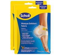 Scholl - Mascarilla exfoliante para pies, exfoliante de pies, elimina callos, cuidado de los pies, 2 calcetines