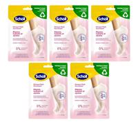 SCHOLL 5 mascarillas para pies de aceite de coco altamente hidratantes