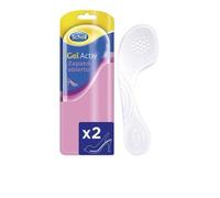 Scholl GelActiv Plantillas Gel Mujer para Zapatos Abiertos - Almohadillas para Pies Ultrafinas, Plantilla Antideslizante Transparente, Sandalias o Tacón Abierto, Comodidad Duradera, Talla 35-40,5