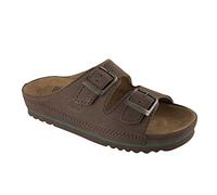 Scholl Air Bag Nublined-U, Sandal Unisex adulto, Marrón, 46 EU
