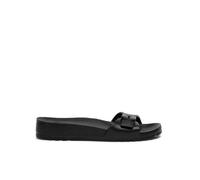 Scholl Bahia 1 Strap, Sandalia Mujer, Negro, 37 EU
