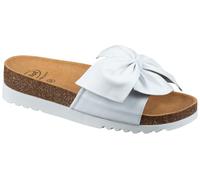 Scholl Bowy, Sandal Slide Mujer, Blanco, 37 EU