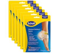 SCHOLL Calcetines exfoliantes para piel seca, 6 x 2 unidades