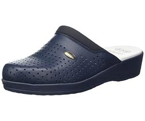 Scholl Clog Backguard, Clog Mujer, Azul, 35 EU