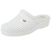 Scholl Clog Backguard, Clog Mujer, Blanco, 35 EU