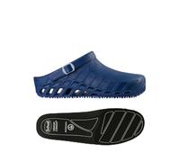 Scholl Clog Evo Azul + Plantillas PRO Antiestáticas Scholl con Memory Cushion para Clog Evo - Azul/Negro
