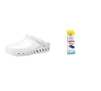 Scholl Clog Evo Blanco + Plantillas Antiestáticas Scholl con Memory Cushion para Clog Evo - Blanco/Marrón