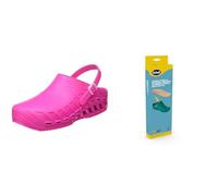 Scholl Clog Evo Fucsia + Plantillas Anatómicas y Antiestáticas Scholl para Clog Evo - Fucsia/Marrón