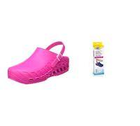 Scholl Clog Evo Fucsia + Plantillas Antiestáticas Scholl con Memory Cushion para Clog Evo - Fucsia/Marrón