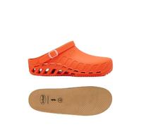 Scholl Clog Evo Naranja + Plantillas Anatómicas y Antiestáticas Scholl para Clog Evo - Naranja/Marrón