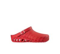 Scholl - Clog Evo, Zuecos Sanitarios Profesionales, Unisex - Adulto, Rojo, 45/46 EU