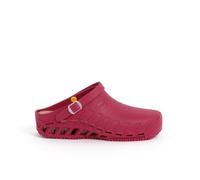 Scholl - Clog EVO, Zuecos Sanitarios Profesionales, Unisex - Adulto, Vino, 43 EU
