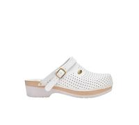 Scholl Clog Supercomfort, Zapatos Profesionales, Unisex adulto, Blanco, 46 EU