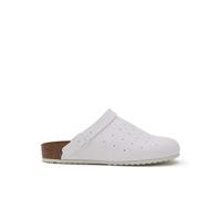 Scholl Cork Pro Clog, Zapatillas para Profesionales Sanitarios Unisex-Adulto, 44 EU, Color Blanco., 44 EU