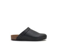 Scholl Cork Pro Clog, Zapatillas para Profesionales Sanitarios Unisex-Adulto, 44 EU, Negro, 44 EU