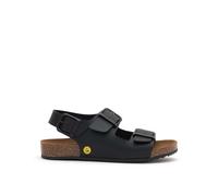 Scholl Cork Pro Sandalia, Bajos Unisex-Adulto, Negro, 41 EU