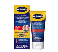 Dr. Scholl’s Crema para Talones Agrietados Completa con Active K+, 60 ml - Crema de Tratamiento Hidratante para Talones Agrietados y Piel Seca con Queratina | 1 x 60 ml
