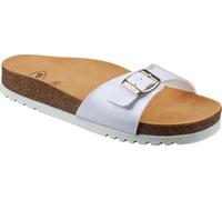 Scholl Estelle - Sandalia para mujer, blanco, 40 EU