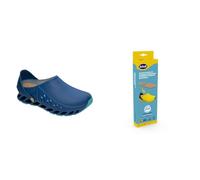 Scholl Evoflex Azul + Plantillas Pro Antiestáticas Memory Cushion para Evoflex - Azul/Negro