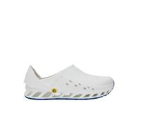 Scholl Evoflex, Scarpe da lavoro per settore medico Unisex - Adulto, Bianco, 35 EU