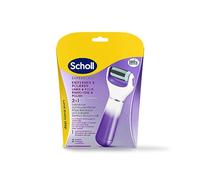Scholl Expert Care 2 en 1 File & Smooth - Eliminador de callos eléctrico para pies suaves y sedosos, color morado