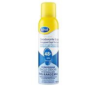 Scholl ExpertCare - Desodorante en spray para zapatos, antiolor, 48 horas, con perfume fresco y ligero contra los malos olores para todo tipo de zapatos, botas o botas, no deja halos ni residuos, 4