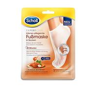 Scholl Expertcare - Mascarilla de cuidado intensivo para pies en calcetines con miel y almendra, 1 par de calcetines desechables