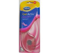 Scholl Gel Activ Plantilla Zapato Abierto - Ultrafinas y Transparentes, Amortiguan el Talón y el Arco Plantar