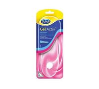 Scholl Gel Activ Plantilla Zapato Plano - Ultrafinas y Transparente, Absorben el Impacto bajo el Talón
