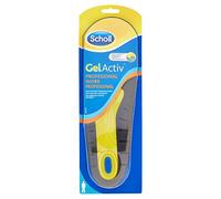 Scholl Gel Activ Profesional Plantillas para Calzado Trabajo, Absorción de impactos y amortiguación, Hombre,Talla 40-46.5, 1 par (2 plantillas)