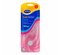 Scholl Plantillas Gelactiv Óptimas para Zapatos Planos Comodidad Todo el Día - 1 Par (Plantillas), Negro, Estándar, Fresh, 2 Unidades