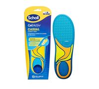 Scholl GelActiv - Plantillas casuales para hombre, pies cómodos durante todo el día, amortiguación de espuma viscoelástica y tecnología GelWave, talla 36-40