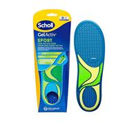 Scholl GelActiv Plantillas Deportivas para Hombres, Plantillas de Deporte para Todo el Día Cómodas Plantillas para Correr para Pies Frescos y Frescos, Súper Absorción de impactos y Suspensión con