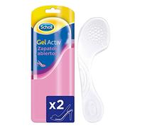 Scholl GelActiv Plantillas Gel Mujer para Zapatos Abiertos - Almohadillas para Pies Ultrafinas, Plantilla Antideslizante Transparente, Sandalias o Tacón Abierto, Comodidad Duradera, Talla 35-40,5