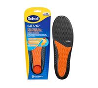 Scholl GelActiv Profesional Plantillas de Gel para Hombre - Botas y Zapatos de Trabajo, Comodidad Superior y Absorción de Impactos con Tecnología GelWave, Amortiguación Todo el Día, Talla 40-46.5