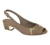 Scholl Gloria Mule Tacon Gelactiv Taupe Talla 40 1 Par