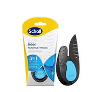 Scholl In-Balance Orthotics - Plantillas ortopédicas para aliviar el dolor de talón, plantillas 3 en 1 para aliviar el dolor de talón, talla M, UK 7-8.5, 1 par