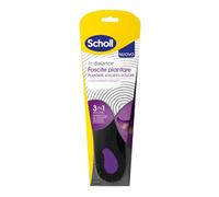 Scholl In-Balance - Plantilla para aliviar el dolor de fascitis plantar, plantillas con arco plantar reforzado y soporte en el talón para aliviar el dolor, talla L (42,5-45), 1 par, hombre y mujer