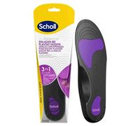 Scholl In-Balance - Plantillas ortopédicas para fascitis plantar, alivia inmediatamente el dolor: talón, espuelas, arco de apoyo, distribuye la presión del pie, talla 42,5-45