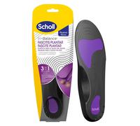 Scholl In-Balance Plantillas Ortopédicas para Hombre y Mujer - Plantillas Fascitis Plantar, Dolor de Talón y Metatarsalgia, Soporte del Arco, Pies Planos y Espolón Calcáneo, Talla M 40-42