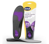 Scholl In-Balance Plantillas Ortopédicas para Hombre y Mujer - Plantillas Fascitis Plantar, Dolor de Talón y Metatarsalgia, Soporte del Arco, Pies Planos y Espolón Calcáneo, Talla M 40-42