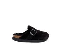 Scholl Ivy Big Buckle, Sandalia Mujer, Negro, 38 EU